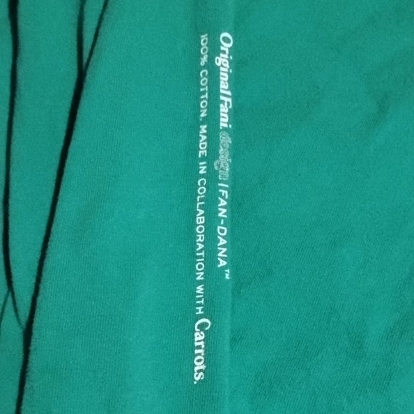 Carrots by Anwar Long Sleeve Green Designer Shirt - Picture 3 of 6